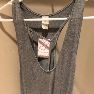 NWT free people gray tank top